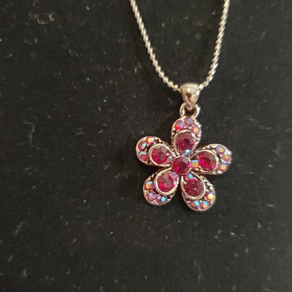 Cookie Lee Genuine Crystal Necklace and Earrings NWT - Picture 5 of 8